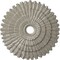 Ekena Millwork Eryn Ceiling Medallion (Fits Canopies up to 4"), 24 3/4"OD x 3 1/4"ID x 1 7/8"P, Pearl White CM24ENPWS - alternate 1